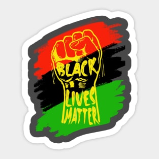 Black lives matter Juneteenth celebration fist Sticker